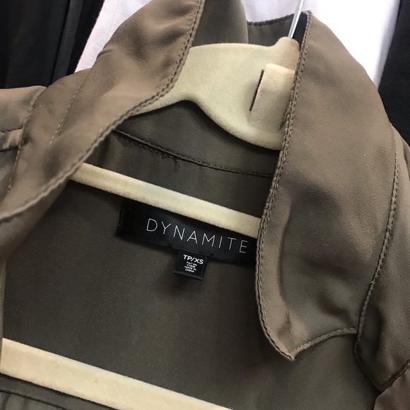 Olive green capped sleeve jumpsuit - Picture 4 of 14
